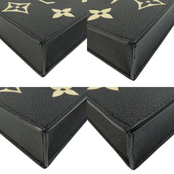 Louis Vuitton Petite Sac Plat Bicolor Handbag Amplant Black - Picture 9 of 9